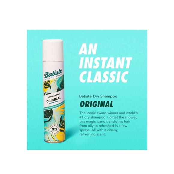 Batiste Original Dry Shampoo - Clean & Classic 3.81 Oz - Picture 2 of 4